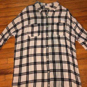 Flannel tunic